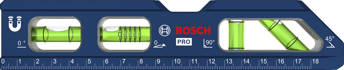 BoschPRO Billet Torpedo 水平仪 200 毫米，带磁铁。