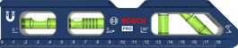 BoschPRO Billet Torpedo 水平仪 200 毫米，带磁铁。