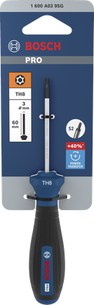 BoschPRO TH8 螺丝刀，配 60 毫米 S2 刀片。