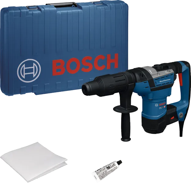 BoschGBH5-40V 电锤，带工具箱和附件。