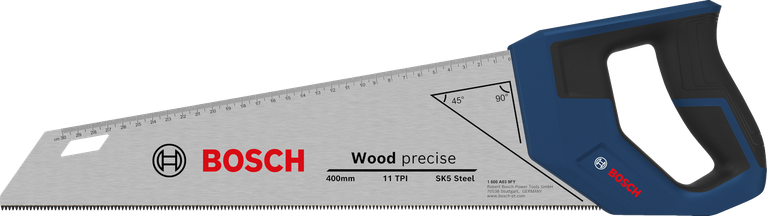 Bosch手锯 400 毫米 11 TPI，用于精确切割木材。