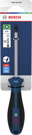 BoschPZ2 x 100 毫米螺丝刀，带人体工程学手柄。