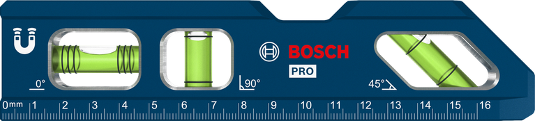 BoschPRO Billet Torpedo 水平仪 180 毫米，带磁性底座。