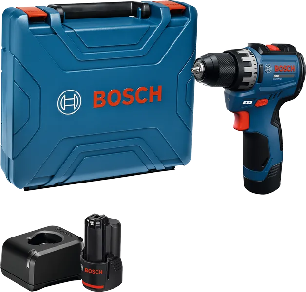 Bosch无绳电钻套装。