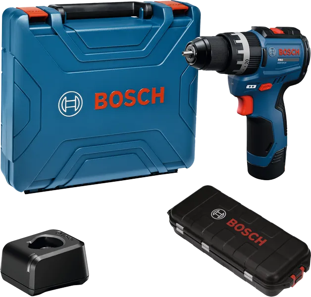 Bosch无绳电钻套装。