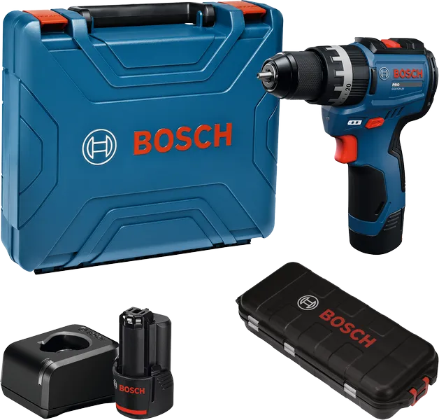 Bosch无绳电钻套装。