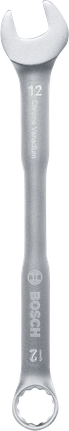Bosch12 毫米铬钒钢组合扳手。