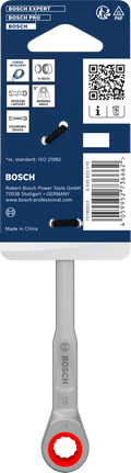 Bosch8 毫米棘轮组合扳手，带棘轮环端。