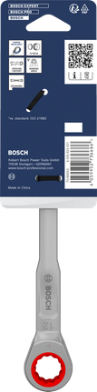 Bosch12 毫米棘轮组合扳手，铬钒钢材质。