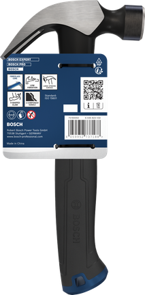 Bosch羊角锤，12盎司，弯曲碳钢锤头。