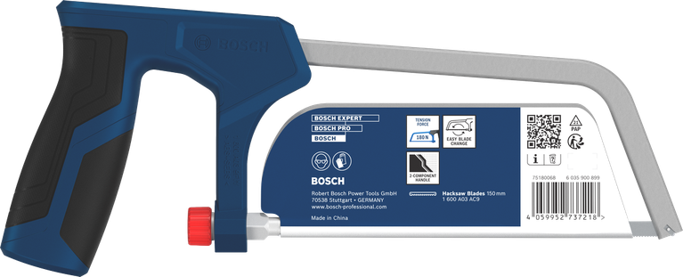 Bosch150 毫米钢锯，带人体工程学手柄。