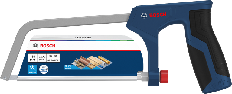 Bosch150 毫米钢锯，配有 24 TPI 双金属锯条。