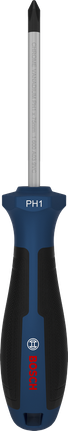 BoschPH1 x 75 毫米螺丝刀，带人体工程学手柄。