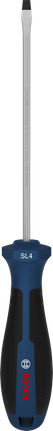 BoschSL 0.8 x 4.0 x 125 毫米螺丝刀，带人体工程学手柄。