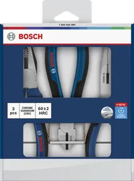 Bosch钳子套装 3 件，带激光硬化切割刃。