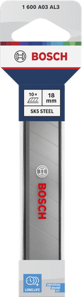 Bosch可折断刀片 18mm SK5 钢包。