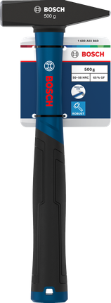 Bosch工程师锤 500 克，碳钢锤头。