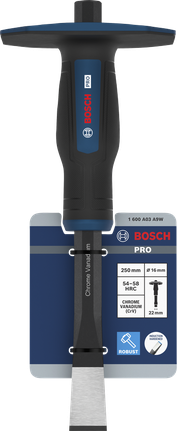 BoschPRO 砖石平凿 250 毫米 铬钒钢。