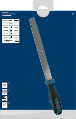 锉刀和锉刀刷套装，6件装