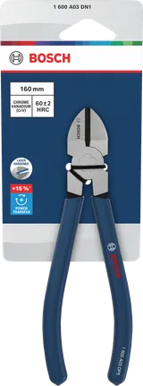 Bosch斜口钳 160 毫米，带防滑手柄。