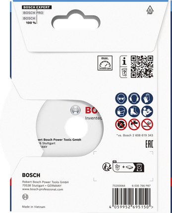 BoschEXPERT 金属金刚石切割片 105 毫米，适用于金属切割。