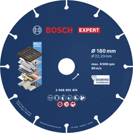 BoschEXPERT 金属金刚石切割片 180 毫米。