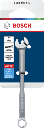 Bosch7 毫米组合扳手，铬钒钢材质。