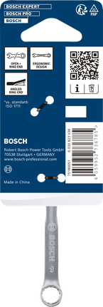 Bosch8毫米铬钒钢组合扳手。