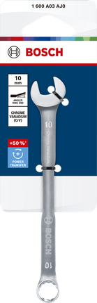 Bosch10 毫米组合扳手，铬钒钢材质。
