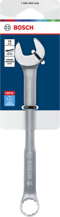 Bosch16 毫米铬钒钢组合扳手。