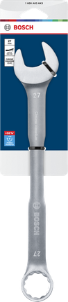 Bosch27 毫米铬钒钢组合扳手。