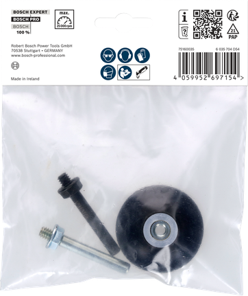 BoschPRO 背垫旋转研磨机 50 毫米带柄。