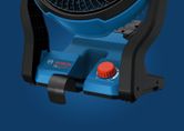 BoschGVF18V-400 无绳工地风扇，带控制旋钮。