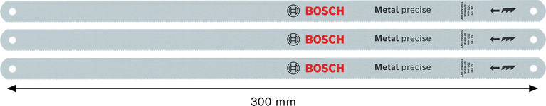 Bosch300 毫米钢锯片套装，用于精确切割金属。