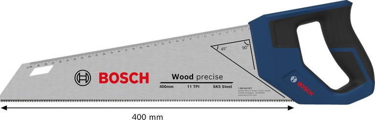 Bosch手锯 400 毫米 11 TPI 用于木材切割。