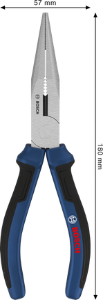 Bosch180 毫米长嘴钳，带多组分手柄。