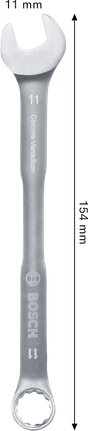 Bosch11毫米铬钒钢组合扳手。