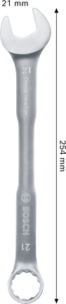 Bosch21毫米铬钒钢组合扳手。