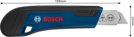 Bosch18毫米SK5钢刀片折断刀。