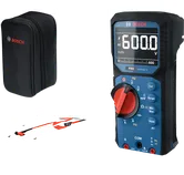 BoschGDM 600-15 数字万用表，带探头和外壳。