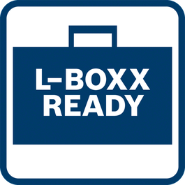 可接L-BOXX 包含嵌体，方便集成到Bosch移动系统中
