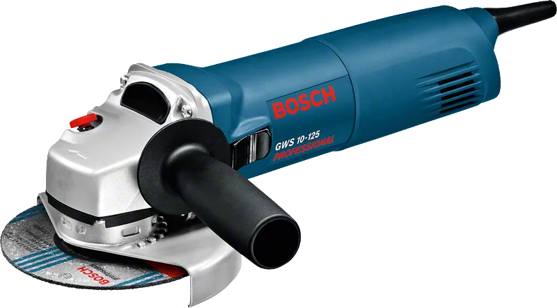 BoschGWS 10-125 角磨机，配有 125 毫米圆盘。.
