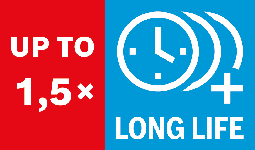 使用寿命比博世SDS plus四坑1系钻头长1.5倍